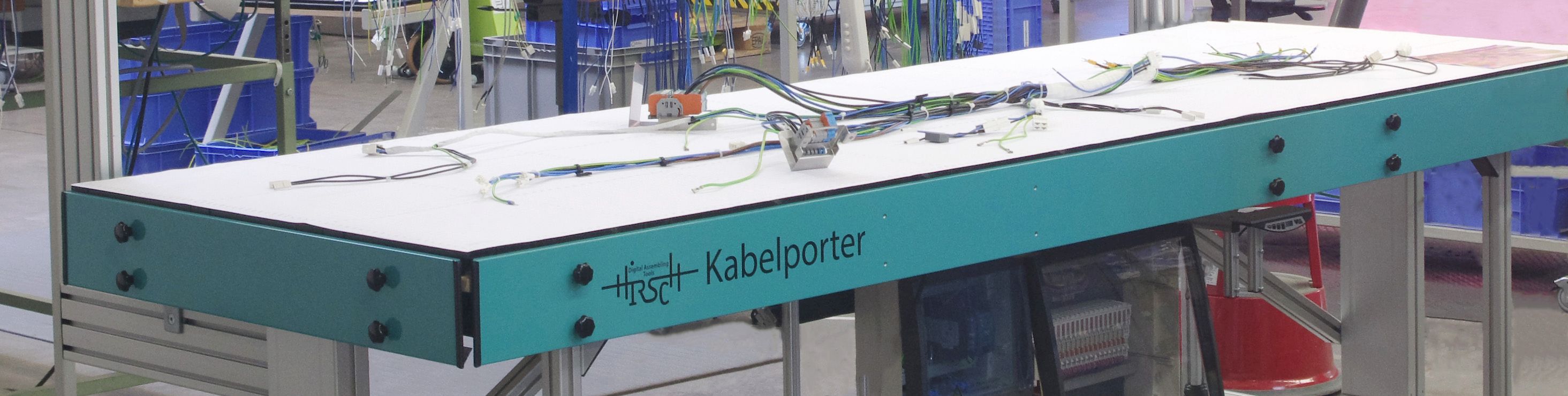 Kabelporter für die Kabelbaumfertigung